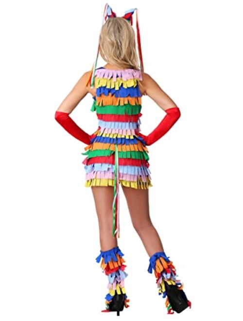 Fun Costumes Pinata Costume for Women Sexy Pinata Costume Outfit