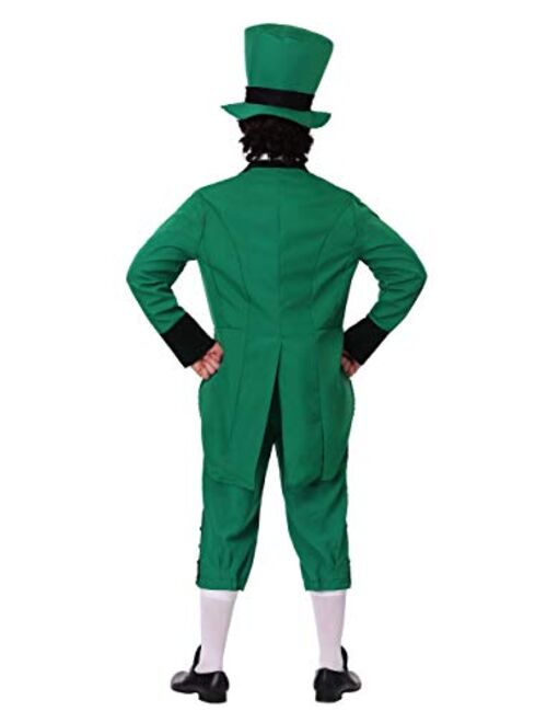 Fun Costumes Green Leprechaun Adult Costume Plus Size Costume for St. Patrick's Day Costume