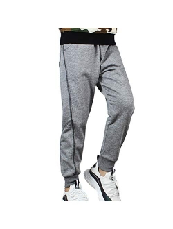 Rysly Boys Cotton Sweatpants Kids Casual Jogger Pants Tapered Ankle Pants