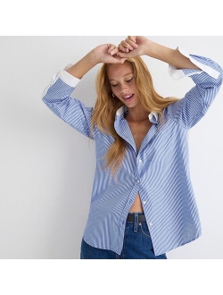 Limited-edition Marie Marot X J.Crew shirt in Thomas Mason chambray