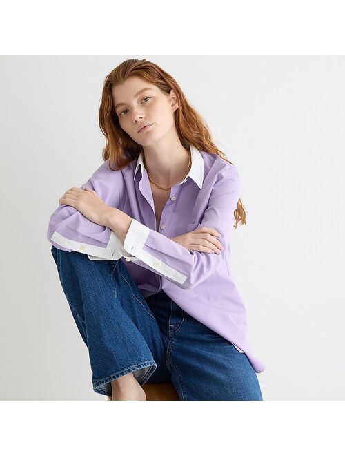 Limited-edition Marie Marot X J.Crew shirt in Thomas Mason chambray