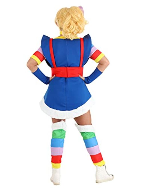 Fun Costumes Adult Rainbow Brite Costume Women's Rainbow Brite Costume