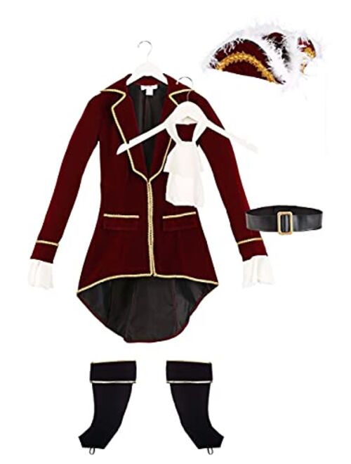 Fun Costumes Captain Hook Pirate Halloween Costume for Women