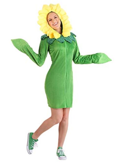 Fun Costumes Women's Flower Hoodie Dress