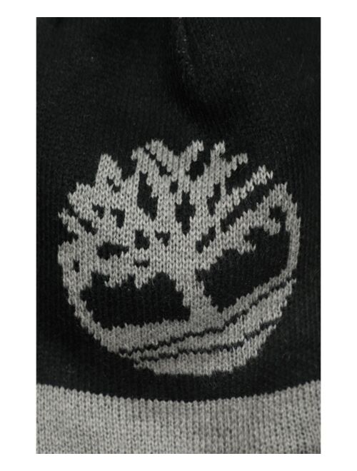 TIMBERLAND Big Boys Reversible Logo Beanie and Magic Gloves, 2 Piece Set