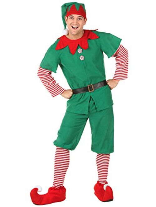 Fun Costumes Adult Holiday Elf Costume Christmas Elf Costume for Men