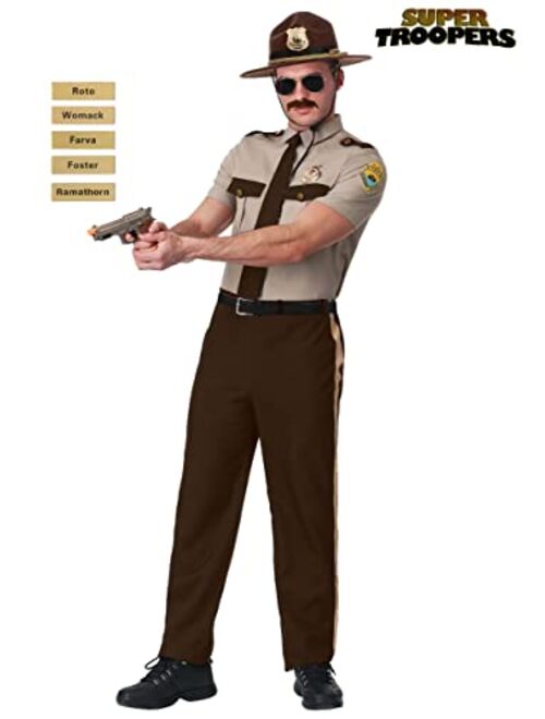 Fun Costumes Super Troopers Adult Plus Size State Trooper Costume