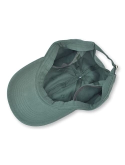 Hide & Go Adjustable Hidden Pocket Hat with Interior Zippers