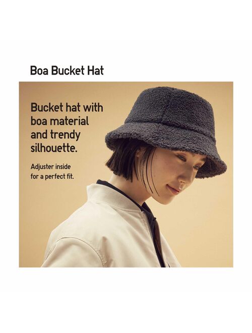 UNIQLO Faux-Shearling Bucket Hat