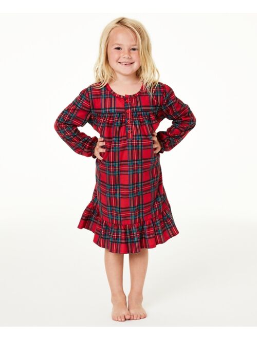 FAMILY PAJAMAS Matching Kids Brinkley Plaid Family Pajama Nightgown, Created for Macy's