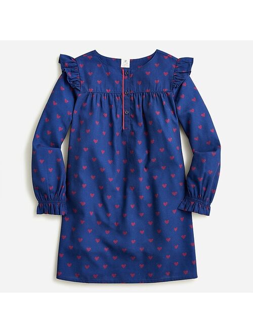 J.Crew Girls' long-sleeve printed nightgown