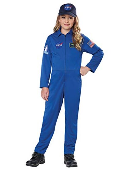 California Costumes Kids Blue Jumpsuit Costume NASA