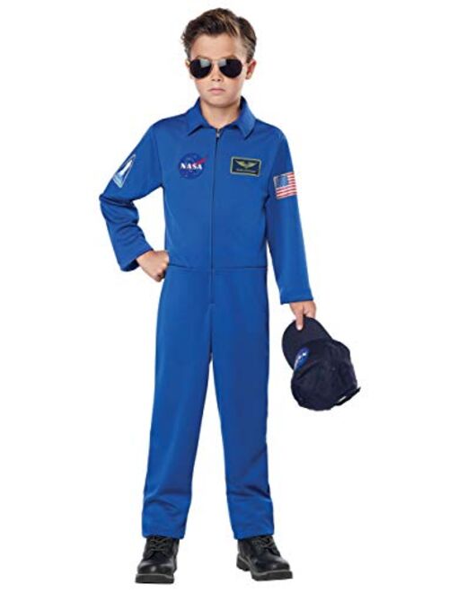 California Costumes Kids Blue Jumpsuit Costume NASA