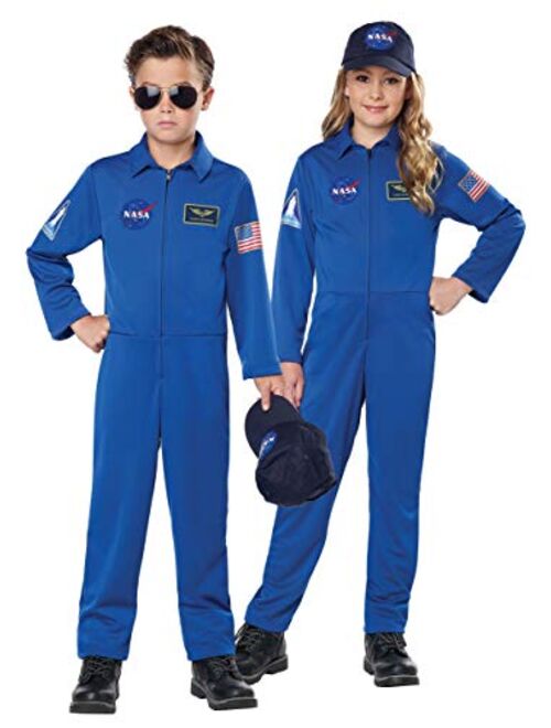 California Costumes Kids Blue Jumpsuit Costume NASA