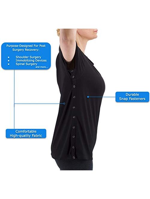 Renova Medical Wear Post Shoulder Surgery Shirt - Men's - Women's - Unisex Sizing