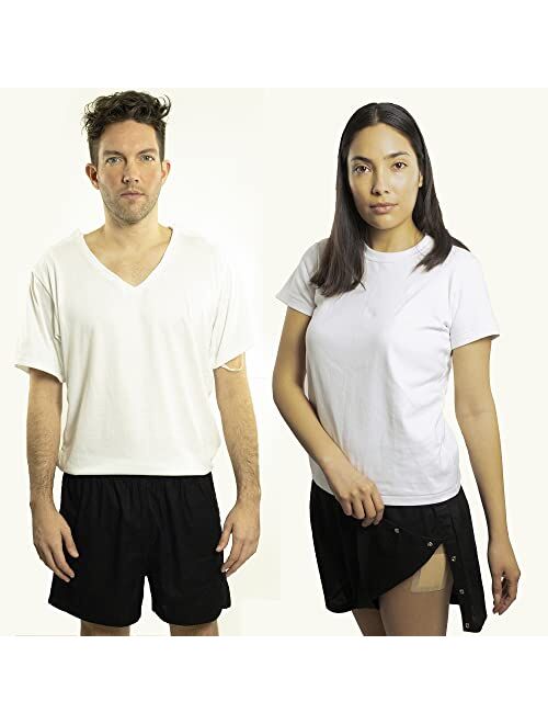 Inspired Comforts Post Surgery Underwear - Two Pack - Tearaway Cotton Boxer Briefs