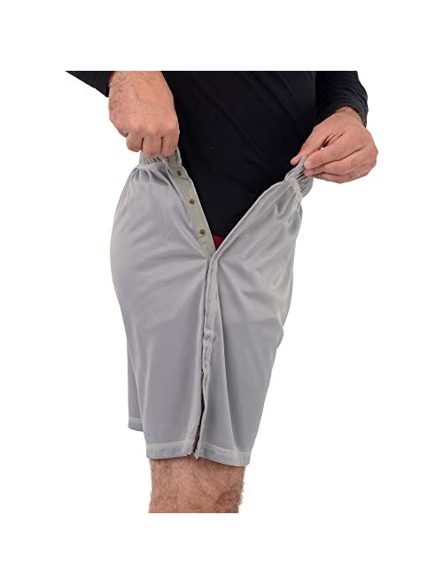 Usbd Post Medical Surgery Shorts Specialize Tearaway Recovery Short Pants for Men Women Unisex