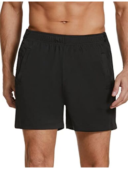 Deyeek Tear Away Gym Workout Shorts for Men Basketball Shorts with Pockets Side Snap Button Hip Post Surgery Tearaway Pants