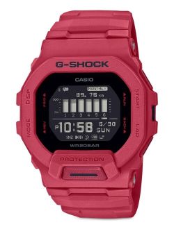 G-SHOCK Men's Digital Red Resin Strap Watch 46mm