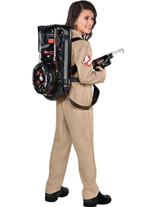 Party City Ghostbusters Halloween Costume with Proton Pack for Children, Medium (8-10), with Jumpsuit and Backpack