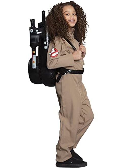 Party City Ghostbusters Halloween Costume with Proton Pack for Children, Medium (8-10), with Jumpsuit and Backpack