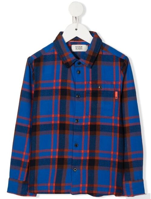 Scotch & Soda check-print shirt