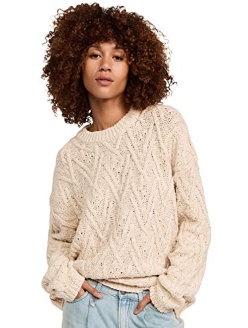 Free People Women's Isla Cable Knit Sweater