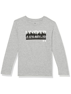 Boys' Outdoor Long Sleeve Tee, Stylish Crew Neckline, Cute Full Fit