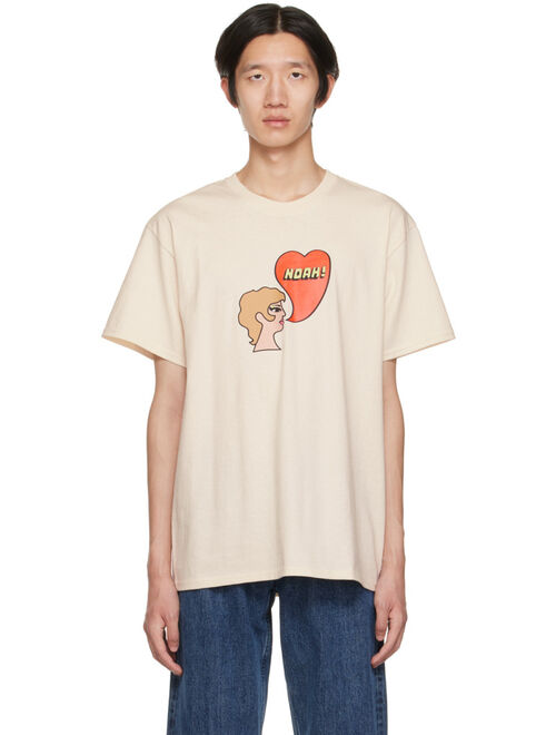 NOAH Off-White Love Speech T-Shirt