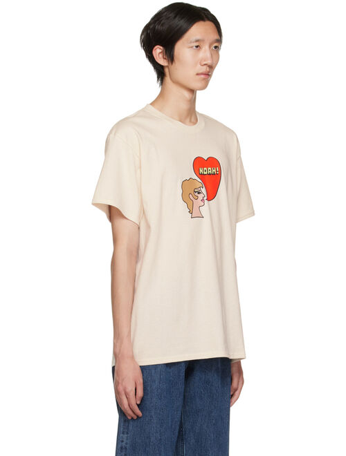 NOAH Off-White Love Speech T-Shirt