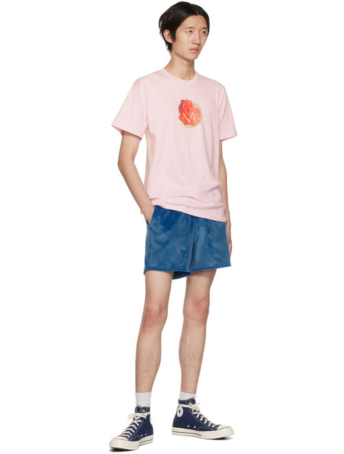 NOAH Pink 'Rose Is A Rose' T-Shirt