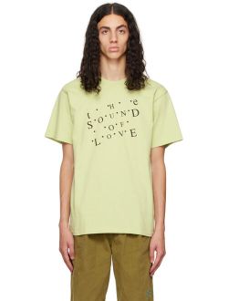 NOAH Green 'Sound Of Love' T-Shirt