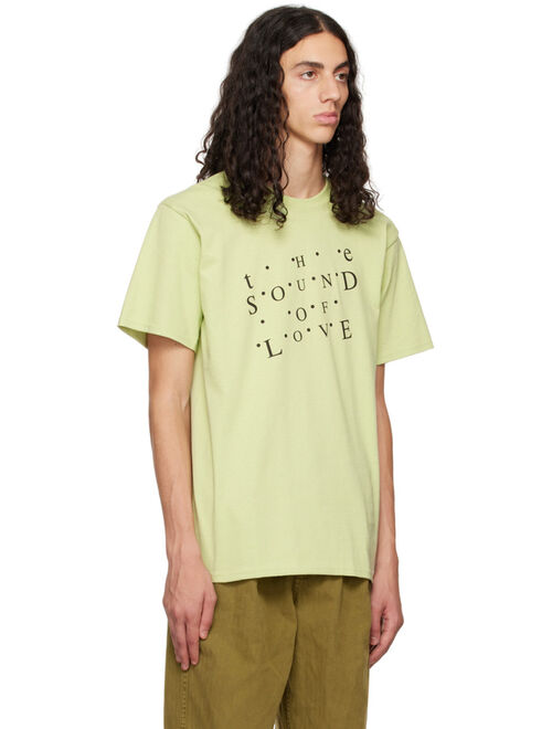 NOAH Green 'Sound Of Love' T-Shirt