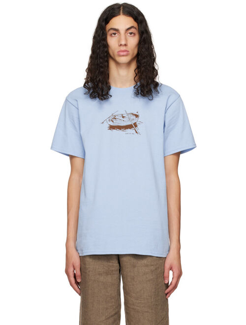 NOAH Blue 'Lost At Sea' T-Shirt