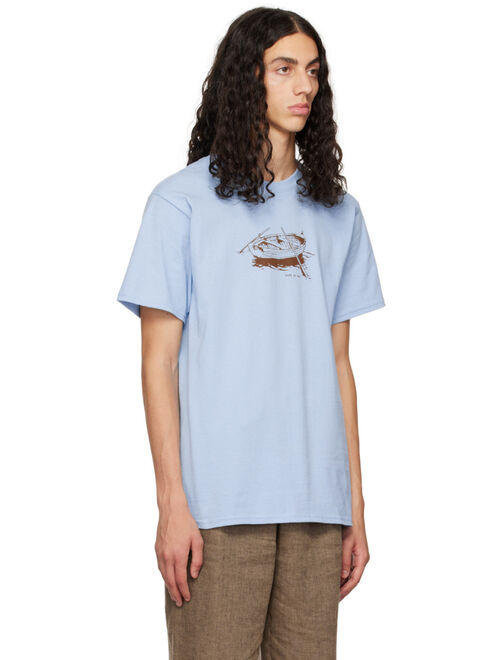 NOAH Blue 'Lost At Sea' T-Shirt