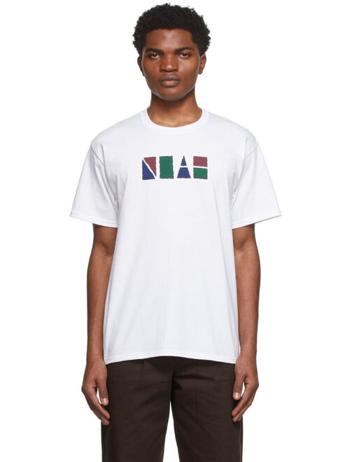 NOAH White Cotton T-Shirt