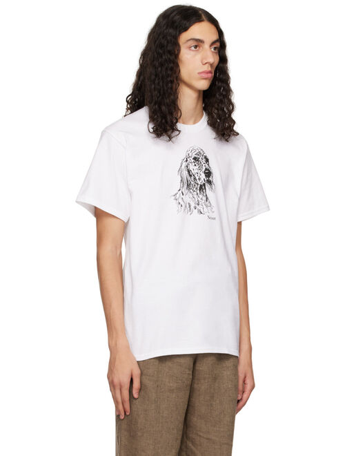 NOAH White Dog T-Shirt