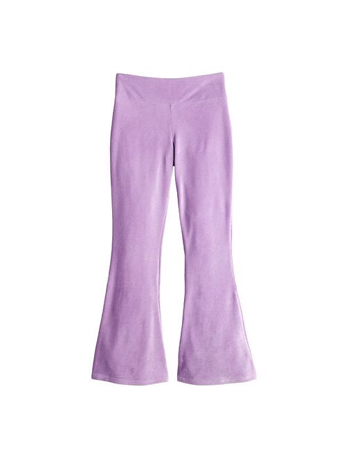 Girls 7-16 SO Velour Flare Pant