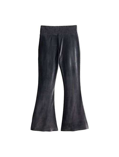 Girls 7-16 SO Velour Flare Pant