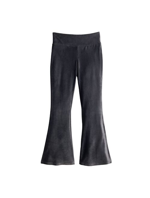 Girls 7-16 SO Velour Flare Pant