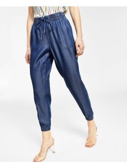 Women's Drawstring Tencel Pants, Created for Macy's