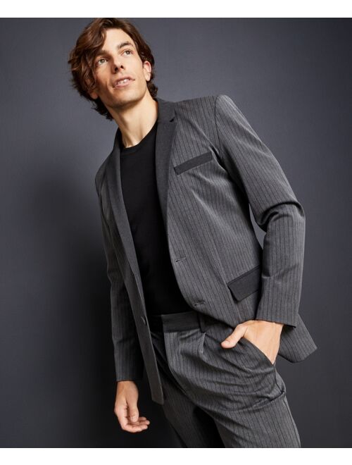 ROYALTY BY MALUMA Men's Classic-Fit Pinstripe Blazer, Created For Macy's