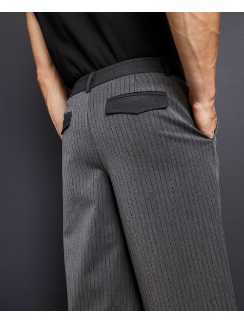 ROYALTY BY MALUMA Men's Relaxed-Fit Pinstripe Suit Pants, Created For Macy's