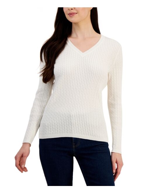 TOMMY HILFIGER Women's Cable Ivy Sweater