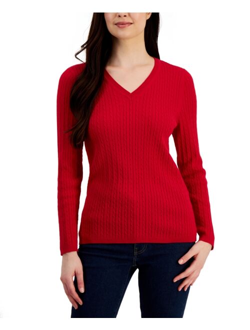 TOMMY HILFIGER Women's Cable Ivy Sweater