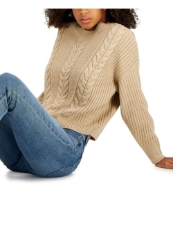 Women's Traveling Cable-Knit Sweater