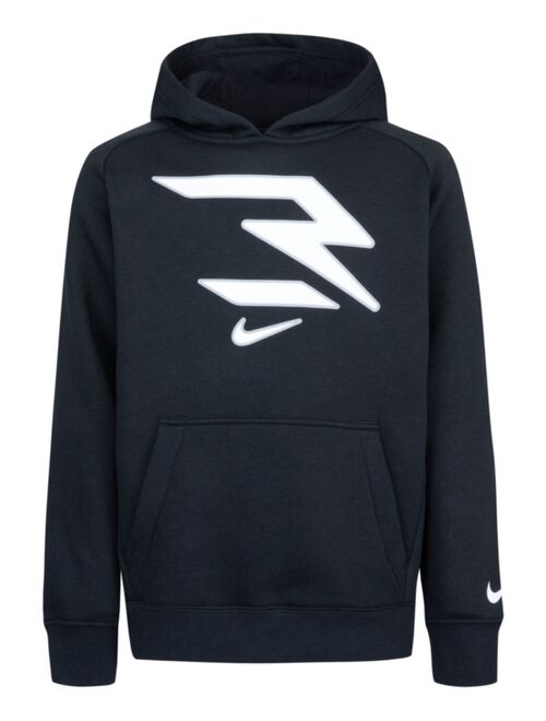 NIKE 3BRAND BY RUSSELL WILSON Big Boys Logo Pullover Hoodie