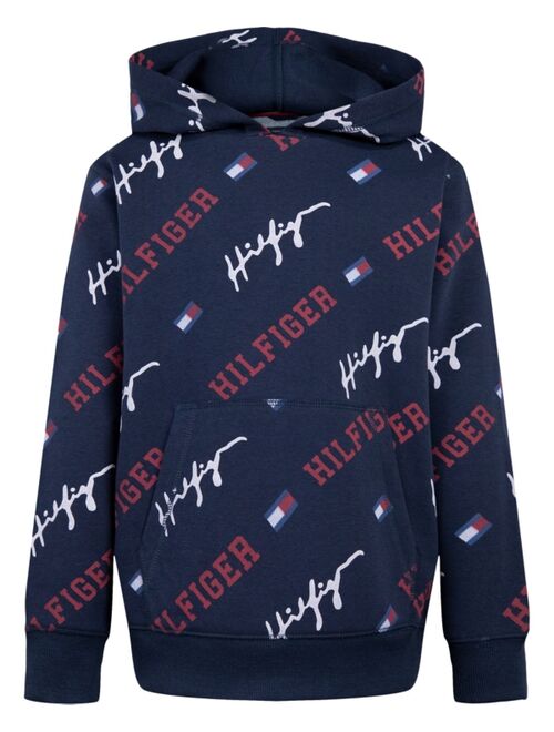 TOMMY HILFIGER Big Boys Print Pullover Hoodie