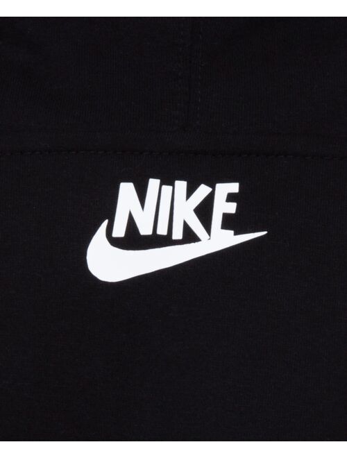 NIKE Little Boys Pullover Logo Fleece Hoodie