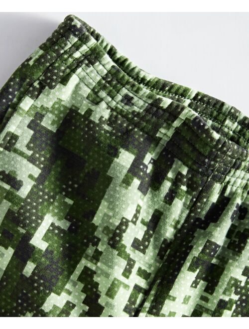 ID IDEOLOGY Toddler & Little Boys Pixel Camo Fleece Sweatpants, Created for Macy's